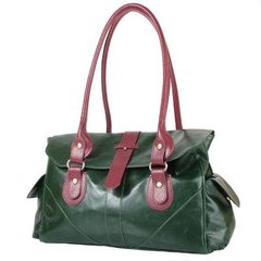 Жіноча сумка з якісного шкірозамінника LASKARA (Ласкара) LK-10250-green Зелений
