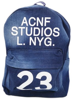 Молодежный джинсовый рюкзак ACNF Studios синий