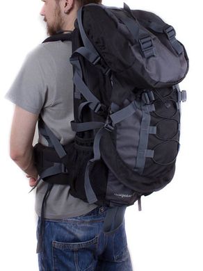 Чоловічий рюкзак туриста ONEPOLAR (ВАНПОЛАР) W836-black Чорний