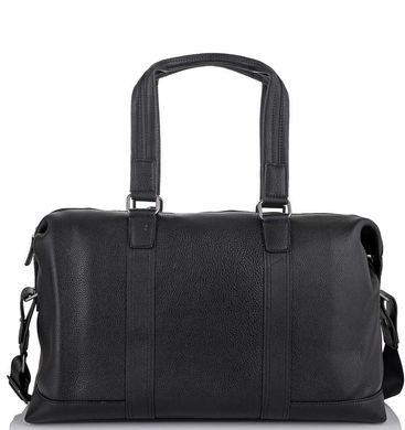 Мужская дорожная сумка из натуральной кожи Tiding Bag SM8-9395-3A Черный
