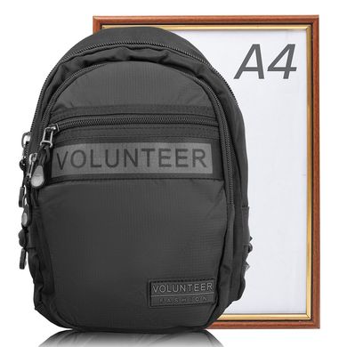 Чоловічий рюкзак VOLUNTEER (Волонтіру) VT-VA1676-11 Чорний