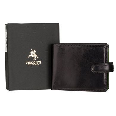 Кошелек мужской Visconti TR35 Atlantis c RFID (Black Green)