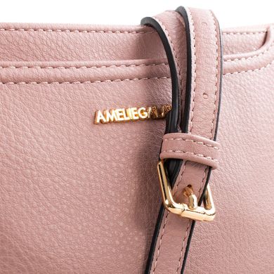 Женская сумка-клатч из качественного кожезаменителя AMELIE GALANTI (АМЕЛИ ГАЛАНТИ) A991457-pink Розовый