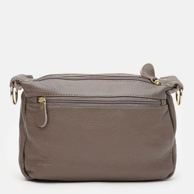 Женская кожаная сумка Borsa Leather K1bb301gr-grey