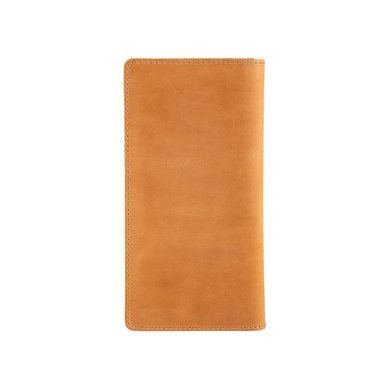 Бумажник с матовой натуральной кожи светло желтого цвета на 14 карт, коллекция "Mehendi Classic"