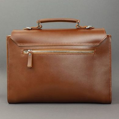 Жіноча шкіряна сумка Classic світло-коричнева Blanknote TW-Classic-kon-ksr