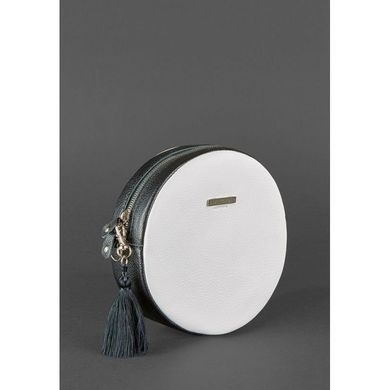 Кругла сумочка Tablet чорно-біла Blanknote BN-BAG-23-day-night