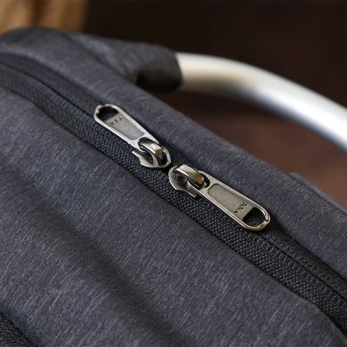 Добротный мужской рюкзак из текстиля Vintage 20490 Черный