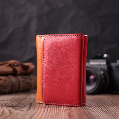 Яскравий гаманець для дівчат із натуральної шкіри ST Leather 22498 Різнокольоровий