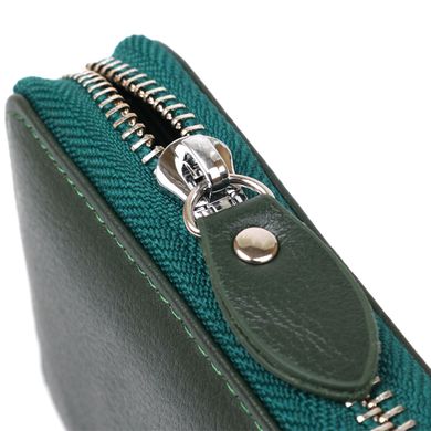 Женский клатч-кошелек на молнии ST Leather 18936 Зеленый