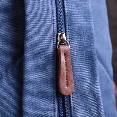 Легкий текстильный рюкзак с уплотненной спинкой и отделением для планшета Vintage 22169 Синий