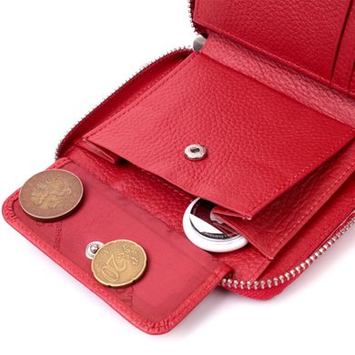 Симпатичный женский кошелек из натуральной кожи ST Leather 22448 Красный