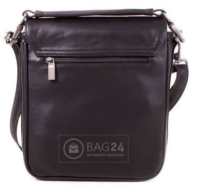Небольшая мужская сумка из кожзама MIS MISS34103, Черный