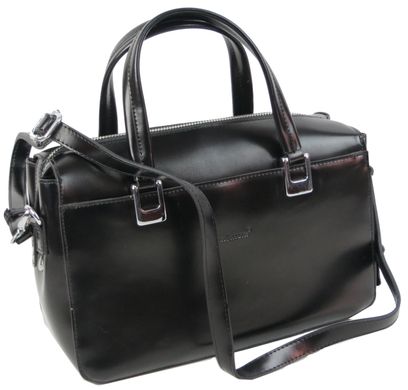 Невелика жіноча шкіряна сумка Giorgio Ferretti чорна