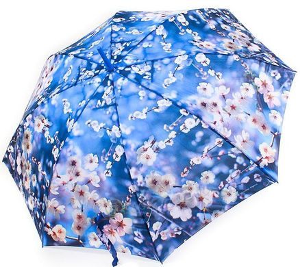 Интересный женский зонт трость ZEST Z21625-12, Голубой
