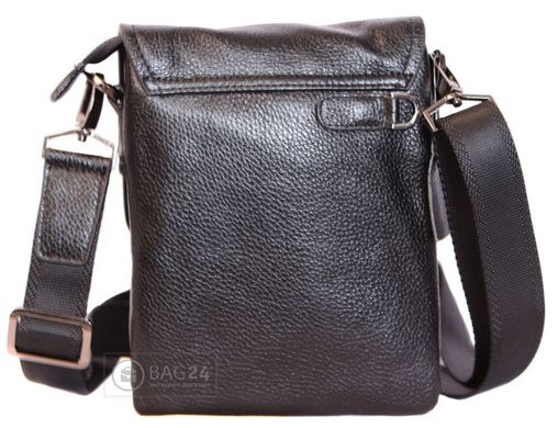 Стильна чоловіча сумка зі шкіри Accessory Collection 00546, Чорний