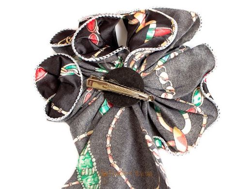 Коричневий жіночий шарф-прикраса ETERNO ES3053, Чорний