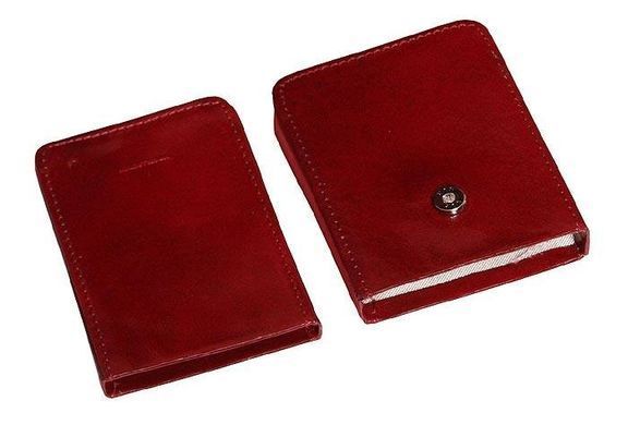 Визитница кожаная Vip Collection 09 Diamond Красная 09.R.DMD