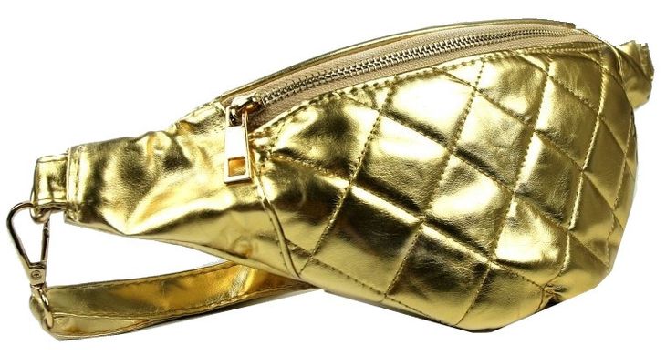 Женская поясная сумка из эко кожи Always Wild золотистая