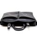 Большая кожанная сумка для ноутбука 17 дюймов RA-7107-extra TARWA Черный