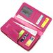 Яскравий місткий вертикальний жіночий гаманець з натуральної шкіри KARYA 21160 Фіолетовий
