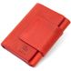 Матовое винтажное портмоне GRANDE PELLE 11459 Красный