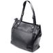 Вместительная женская сумка с ручками KARYA 20860 кожаная Черный