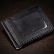 Шкіряний чоловічий Затискач на магніті ST Leather 18937 Чорний