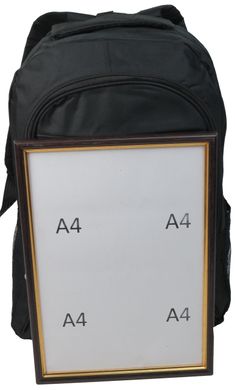 Легкий городской рюкзак на два отделения 18L Fashion Sports черный