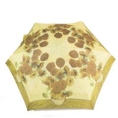 Зонт женский механический компактный облегченный FULTON (ФУЛТОН), коллекция The National Gallery FULL794-Sunflowers Желтый