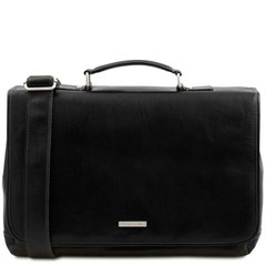 Кожаная сумка портфель Mantova TL SMART TL142068 от Tuscany (Черный)