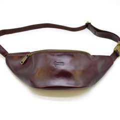 Женская напоясная сумка из натуральной кожи GM-3036-4lx бренда TARWA марсала Бордовый