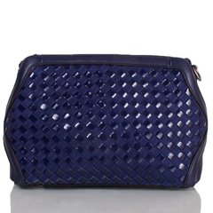 Жіноча сумка-клатч з якісного шкірозамінника і натуральної замші ANNA & LI (АННА І ЛІ) TU1229-2-navy Синій