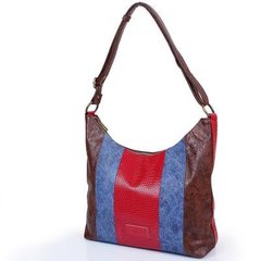 Женская сумка из качественного кожезаменителя LASKARA (ЛАСКАРА) LK10187-brown Коричневый