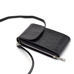 Кожаная женская сумка-чехол REP1-2123-4lx TARWA, чёрная Черный