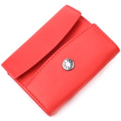 Оригинальный женский кошелек из натуральной кожи KARYA 21340 Красный