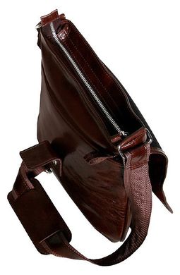 Мужская сумка-мессенджер кожаная Vip Collection 1417-D Коричневая 1417.B.DIXY