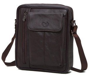 Мессенджер HD Leather NM24-106C Коричневый