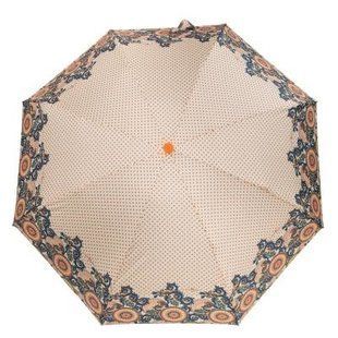 Зонт женский механический компактный облегченный ART RAIN (АРТ РЕЙН) ZAR5316-12 Бежевый