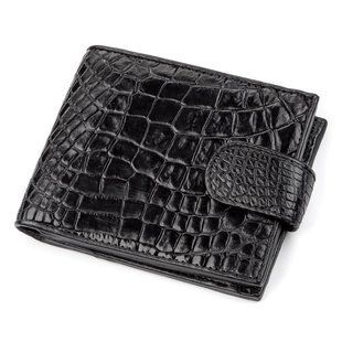 Кошелек CROCODILE LEATHER sale_18207 из натуральной кожи крокодила Черный