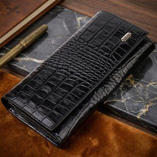 Женский кожаный кошелек для карт купюр и монет CANPELLINI 21525 Черный