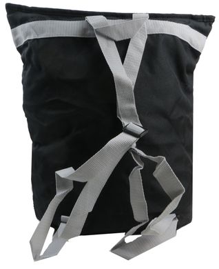 Складаний рюкзак з поліестеру 18L Faltbarer Rucksack чорний