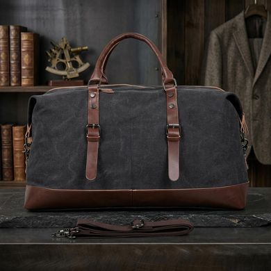 Сумка дорожня Vintage 14581 Сіра