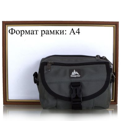 Чоловіча спортивна сумка ONEPOLAR (ВАНПОЛАР) W3172-grey Сірий
