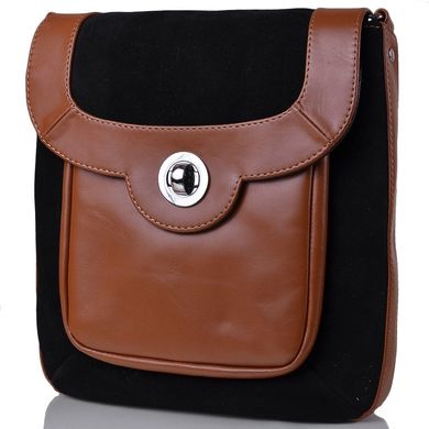 Невелика жіноча сумка-планшет зі шкіри PEKOTOF Pek47-13-3, Чорний