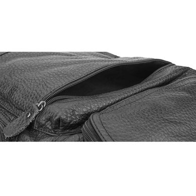 Чоловічий шкіряний рюкзак Borsa Leather 1t1017m-black