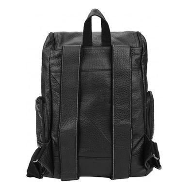 Мужской кожаный рюкзак Borsa Leather 1t1017m-black