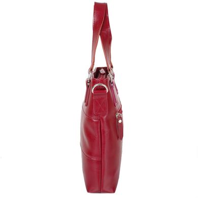 Жіноча шкіряна сумка LASKARA (Ласкарєв) LK-DD215-wine Червоний