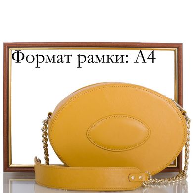 Женская дизайнерская кожаная сумка GURIANOFF STUDIO (ГУРЬЯНОВ СТУДИО), коллекция "CUBIBAQ" GG1507-3 Желтый