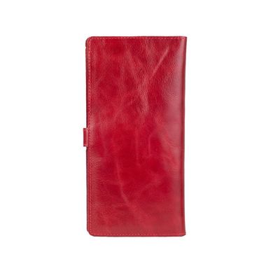 Эргономический кожаный тревел-кейс красного цвета